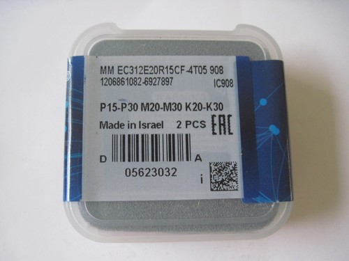 (Qty 2) Iscar MM 5/16" .312" Carbide Interchangeable End Mill Tip, T05, 5623032 - Picture 4 of 4