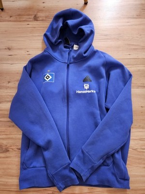 Original Adidas HSV Hamburger SV Zipper Trainingsjacke Teamwear Hanse Merkur M
