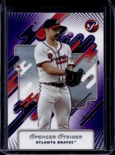 2025 Topps Pristine Spencer Strider Purple Refractor #/99 Braves