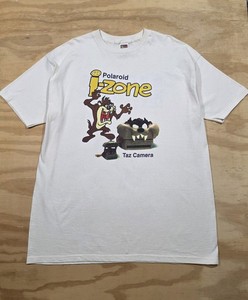 Vintage Polaroid Tazmanian Devil Shirt XXL 90S Cartoon 