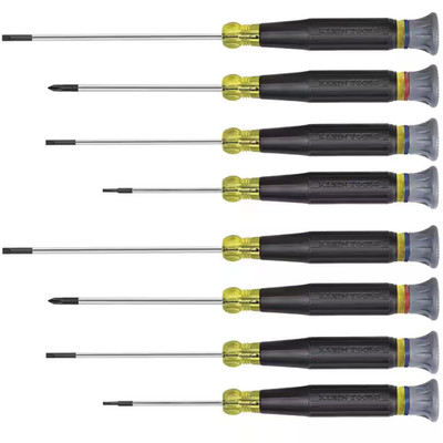 Precision Screwdriver Set, Slotted, Phillips, and TORX 8-Piece