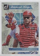 2023 Panini Donruss Diamond Kings Career Stat Line /296 Ivan Rodriguez HOF n0c