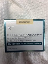 IT Cosmetics Confidence In A Gel Cream Oil-Control Anti-Aging Armour 60ml NIB