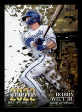2023 Topps #22GH-19 Bobby Witt Jr. 2022 Greatest Hits