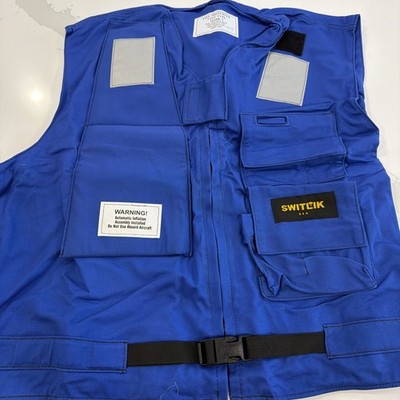 Switlik Flight Deck Life Vest Blue XXL MK 1 Shell Only