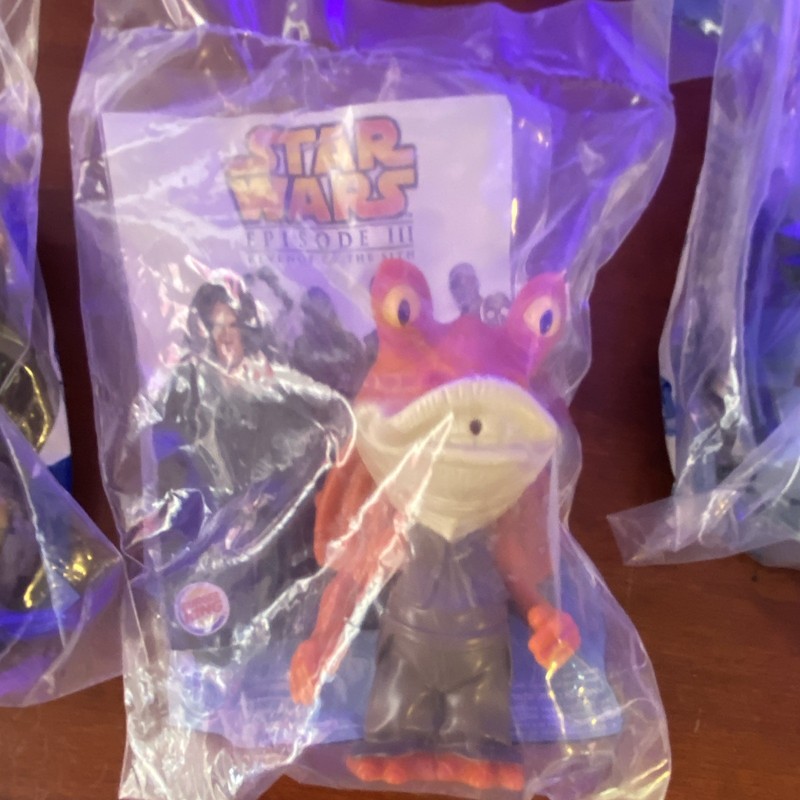 Burger King Star Wars Kids Meal Toy Jar Jar Binks Figure 2005 Vintage