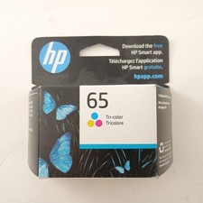 NEW FACTORY SEALED HP 65 TRI COLOR INK CARTRIDGE EXP 4 / 2026 FREE SHIPPING