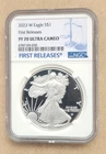 2023 W EARLY RELEASES  AMERICAN SILVER EAGLE NGC PF70 ULTRA CAMEO
