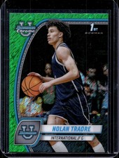 Nolan Traore 2024-25 Bowman University Chrome #56 Green Shimmer