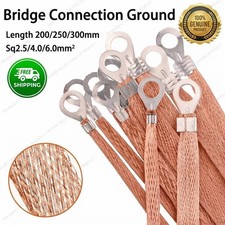 10x Universal Engine Automotive Ground Strap Connector Copper Cable Same Day 