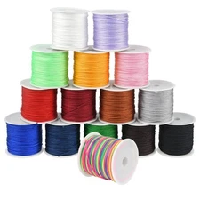 600 Yards 1mm Nylon Beading String Hilo Chino para Pulseras Chinese Knotting ...