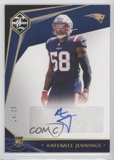 2020 Panini Limited Rookie Spotlight Gold 24/25 Anfernee Jennings #189 Auto s5j