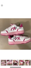 Loci Nicki Minaj Size 9 Pink and White Tennis Shoes Sneakers