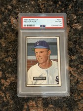 1951 Bowman Nelson Nellie Fox #232 Baseball Card PSA 4