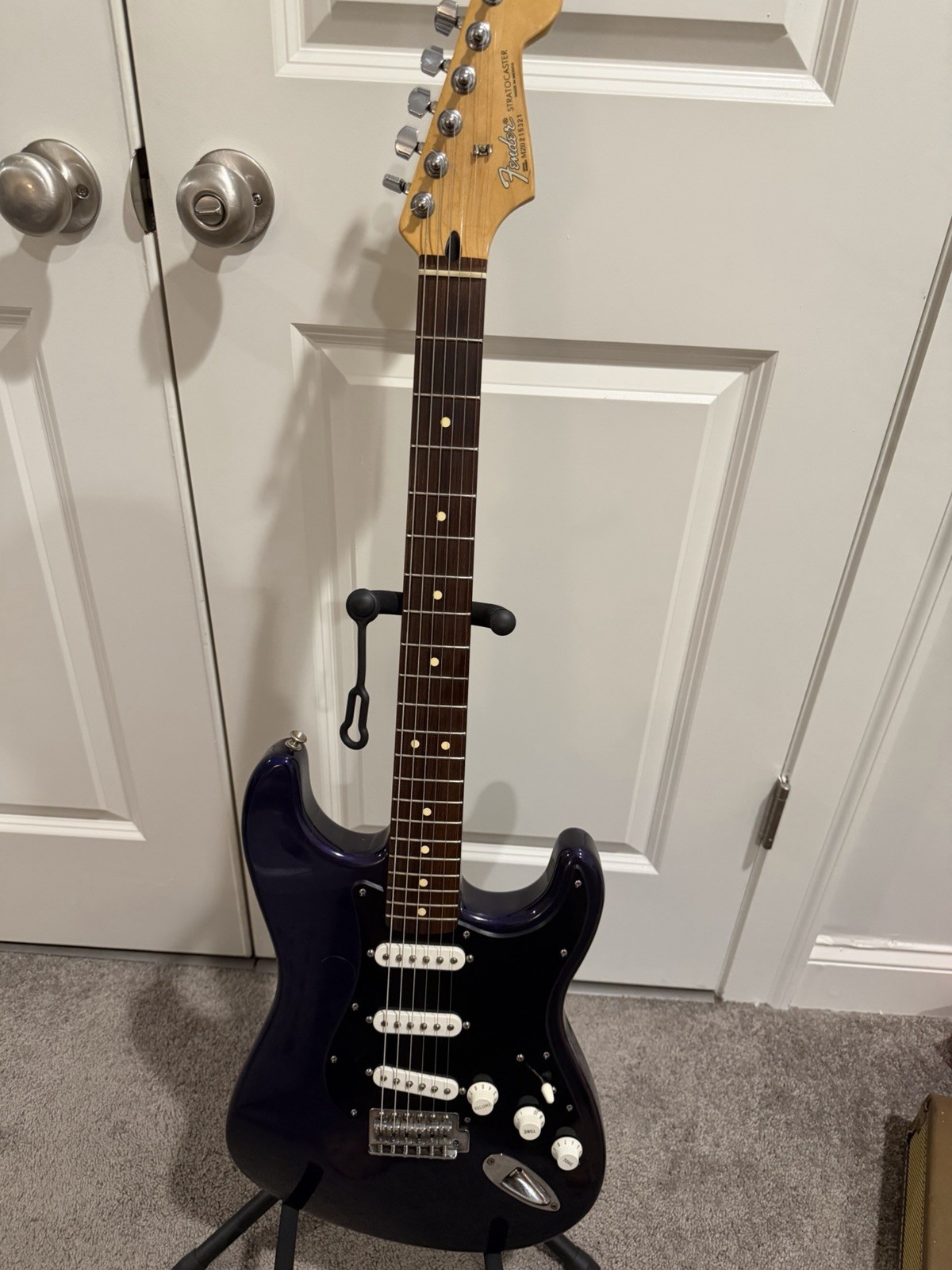Fender Standard Stratocaster MIM Mexico 2000-2001 Midnight Blue Purple Rosewood