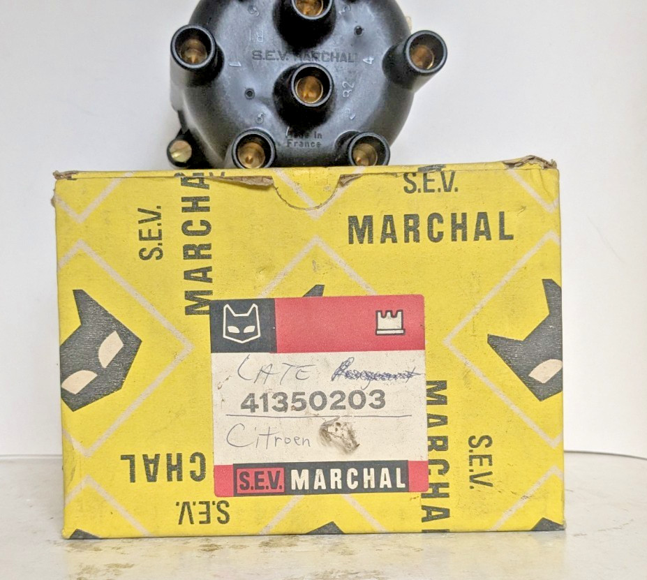 NOS 1976-1983 MASERATI 2.0 & 3.0 DISTRIBUTOR CAP & ROTOR SEV 41350203,41400103