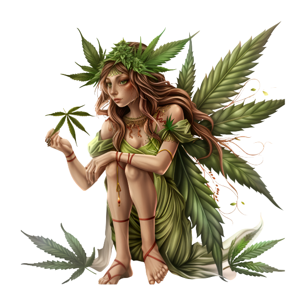 Stoner Gifts Fairy Weed Vinyl Sticker Marijuana Decal 420 Weatherproof Grimm  