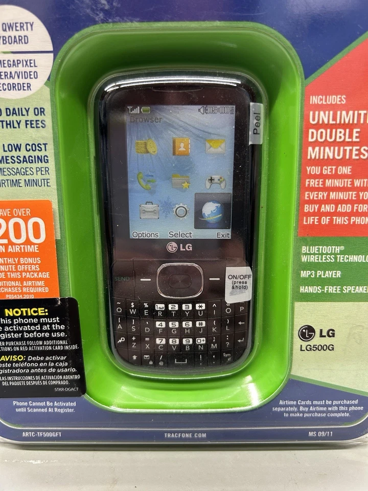 LG500G Tracfone With Full Qwerty Keyboard 1.3 Megapixel Camera/Video Recorder - Image 2 of 3