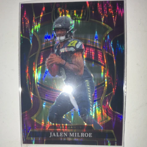 2025 Panini Select Jalen Milroe Seattle Seahawks Concourse #14 Purple Shock /699