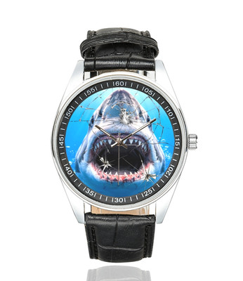 GREAT WHITE SHARK Watch Jaws Inspired Timepiece Unisex Casual Diver Style