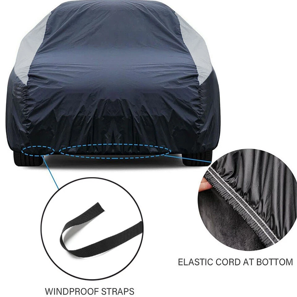 Cubierta de coche para HONDA CR-V CRV protección contra todo tipo de clima impermeable cubierta completa de coche Foto 3 de 4