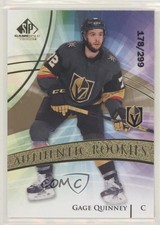 2020 SP Game Used Authentic Rookies Golden Burst 178/299 Gage Quinney #139 4om