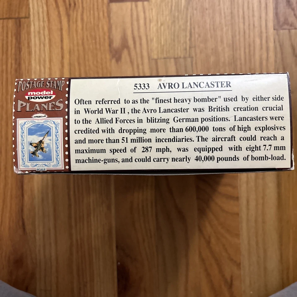 Model Power Die Cast Historical AirPlane No. 5333 Avro Lancaster British Bomber - Image 3 of 4