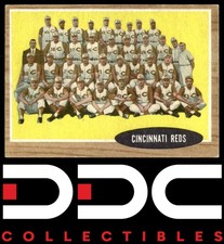 1962 Topps #465 Cincinnati Reds Excellent