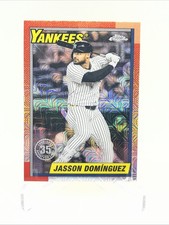 2025 Topps Update-#U90C-63 Jasson Dominguez Silver Pack Chrome Mojo 