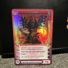 Chaotic TCG Chaor Unique Holo Creature 2007 21/125 90 HP 75 ATK 70 DEF