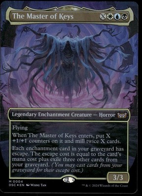 1x Foil The Master of Keys (Borderless) - Commander: Duskmourn - NM - MTG