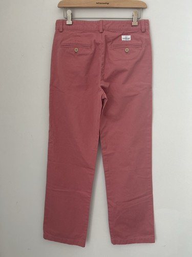 Boys Vineyard Vines Pink Salmon Chino Club Pants 3P0084- Size 18 Golf Waist 30" - Picture 7 of 11