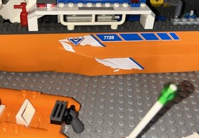 Lego 7739 City Coast Guard Patrol Boat & Tower. Set Minifigures And Manual