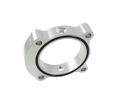 Torque Solution Throttle Body Spacer for Kia Optima 2.0T - Silver