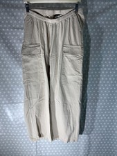 BNWT Womens Primark Maternity Uk 8 Beige Under Bump Cargo Pants Casual Trousers