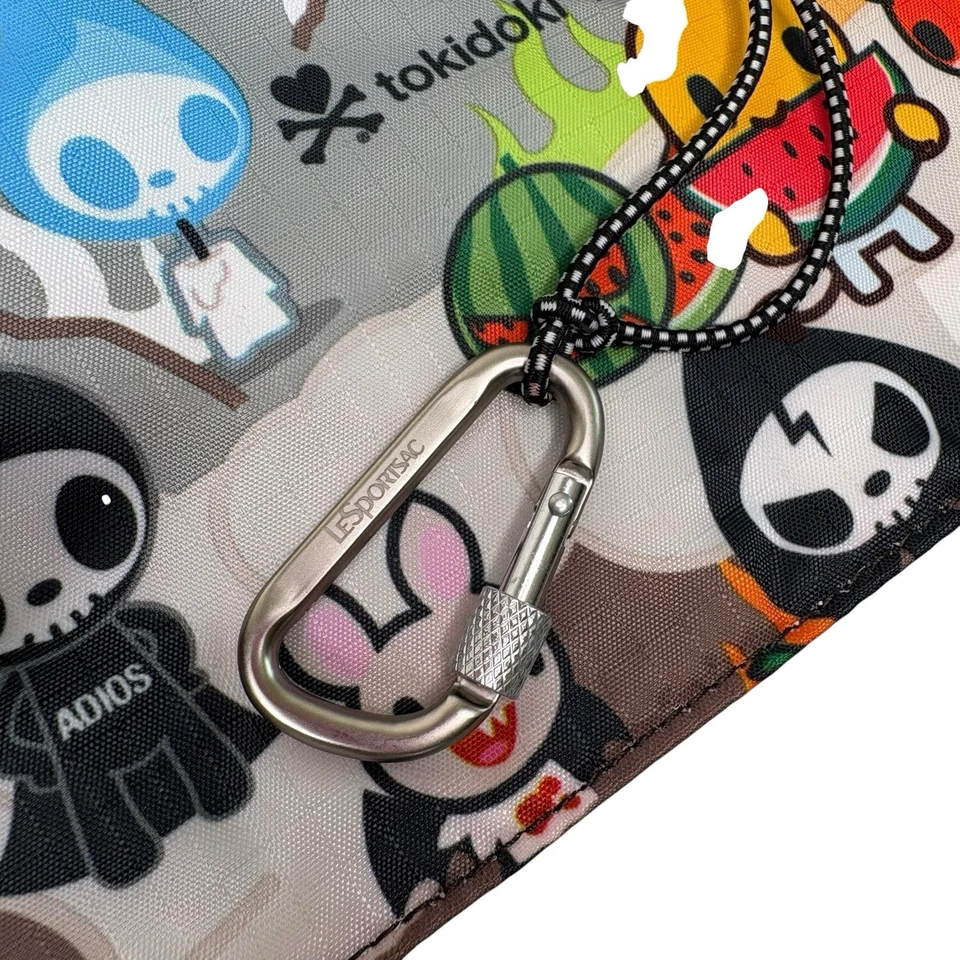 LeSportsac Tokidoki Caramella Pouch Inferno w/ Qee Keychain Rare Retired NWT HTF - Image 4 of 4