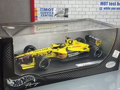 1:18 *BOXED* HOT WHEELS F1 Formel 1 JORDAN EJ11 HH Frentzen 2001 Modellauto RAR