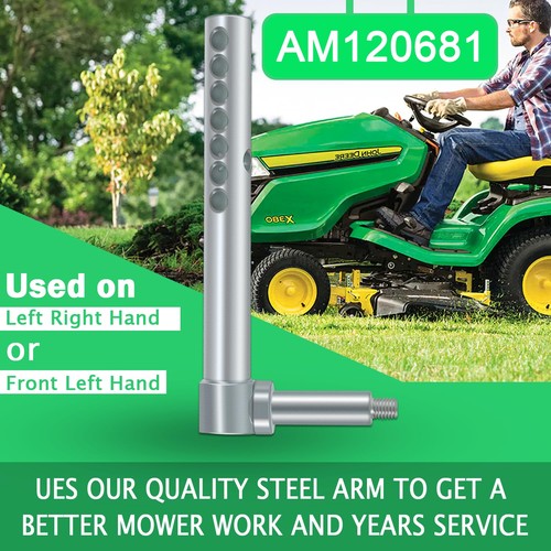 AM120681 Braccio supporto ruota destro posteriore e sinistro anteriore per rasaerba John Deere - Foto 5 di 15