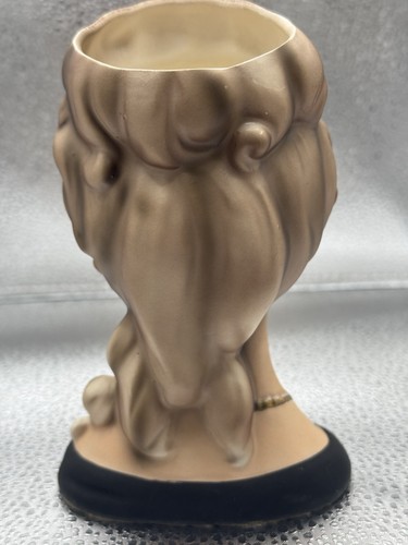 1964 Vintage Inarco #1756 Porcelain Head Vase Lady Aileen w/ Golden Tiarra - 第 3/7 張圖片