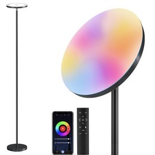 Rgb Floor Lamps For Living Room, Led Lamp With App Remote Control
