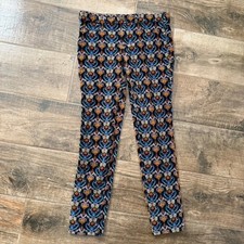 Anthropologie PILCRO Womens Boho Print Mid-Rise Skinny Corduroy Pants, Multi, 28