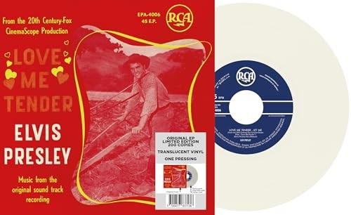 Elvis Presley - Love Me Tender Translucent Vinyl - Vinyl Record 7 - G72Z-image