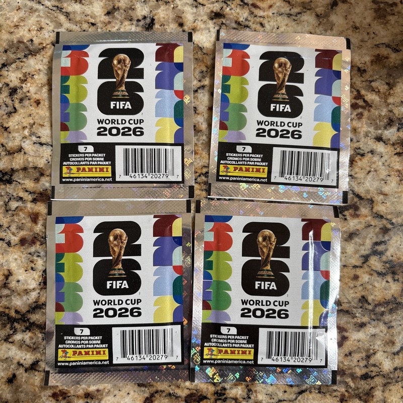 2026 Panini FIFA World Cup Packs Sealed. 4 Packs🔥