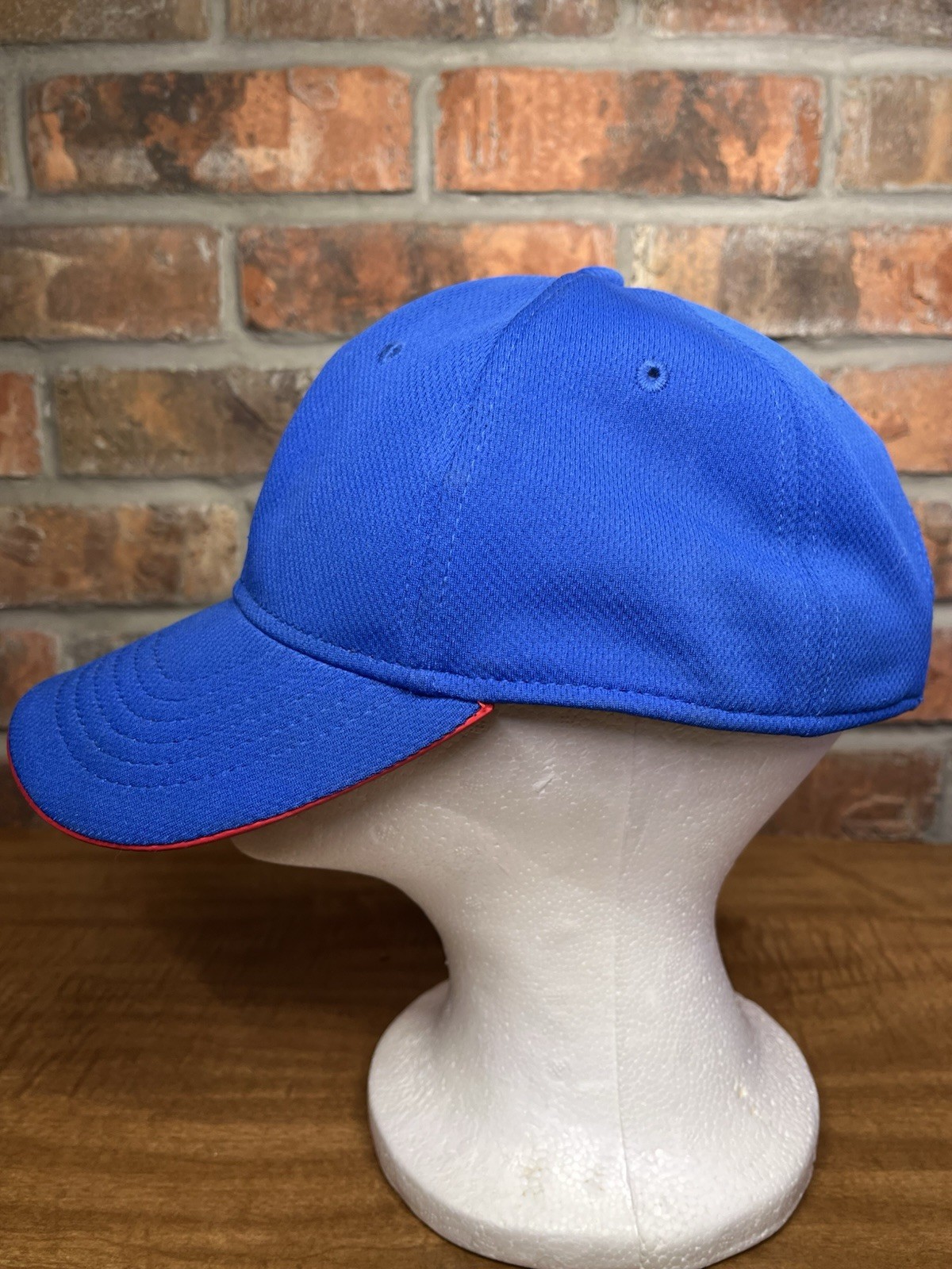 Starter Plain Blank Solid Blue Strapback Hat Red … - image 4