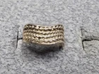 GRANDMA GRABE'S BEAUTIFUL VINTAGE STERLING SILVER 1.7G OPEN BACK RING SIZE 2