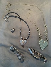 CHROMOWANE I MIEDZIANE SERCA KOLEKCJA WISIORKI, ŁAŃCUSZEK, BRACLETS LOVE