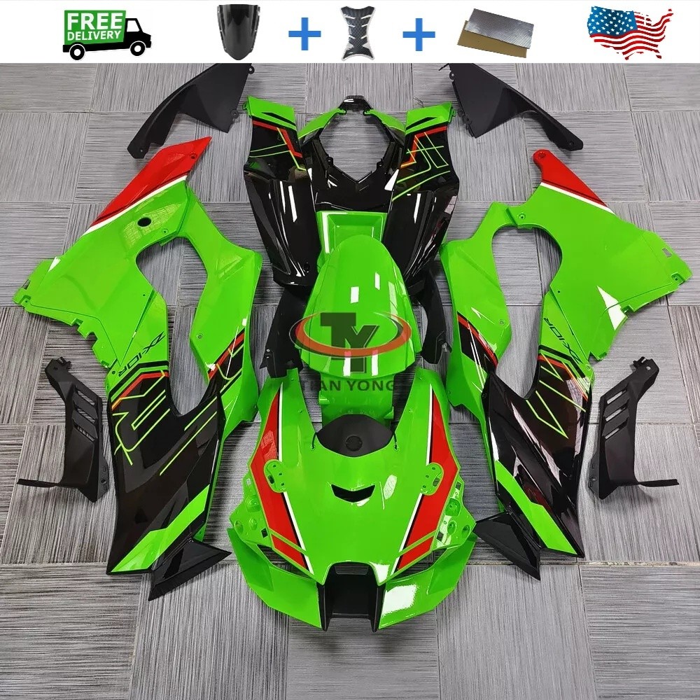 Fairing Kit For Kawasaki Ninja ZX10R 2021-2025 Green Black Injection Bodywork 23