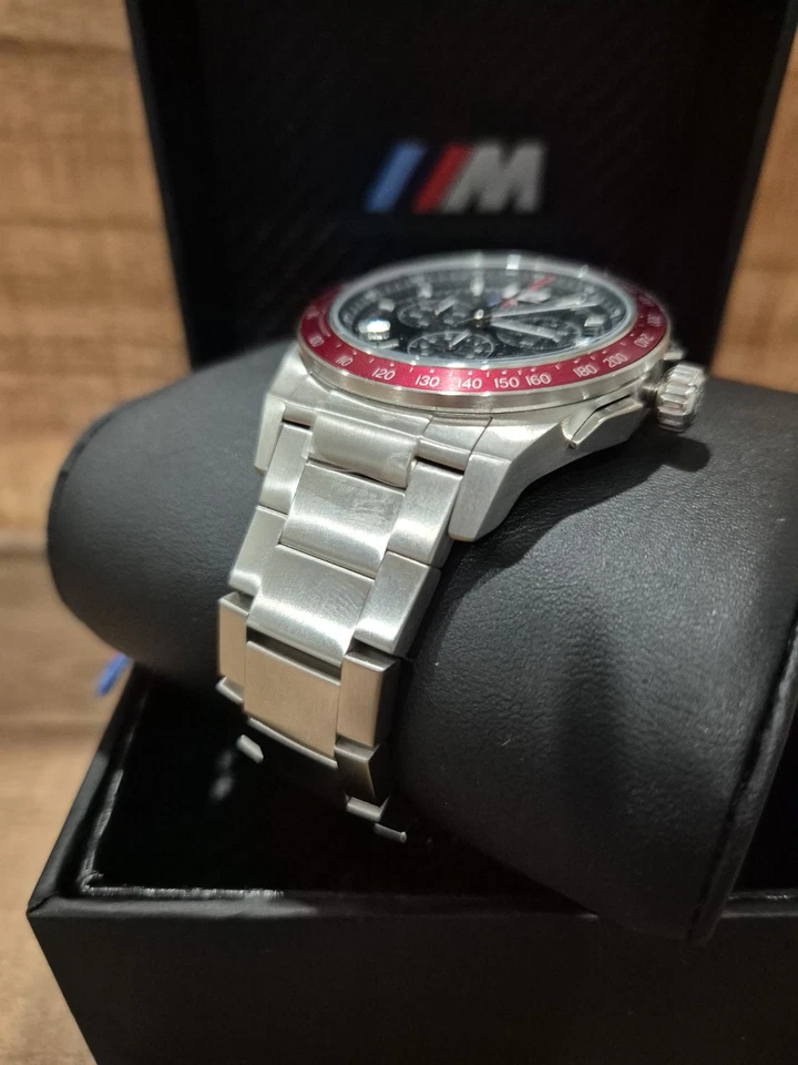 BMW Motorsport M4 M5 M6 M Power Racing GTR Car Swiss Chronograph Watch 007 Bond - Image 2 of 4