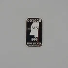 U.S. State Silver bar .999 1ozt Proof - MS/Mississippi - 001020/041785