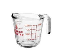 (2 Pack) Anchor Hocking Glass Measuring Cup, 1Cup